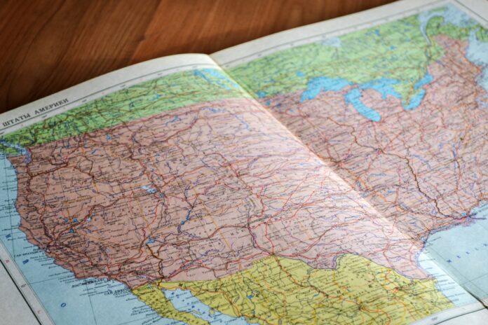 pexels-photo map maps american book